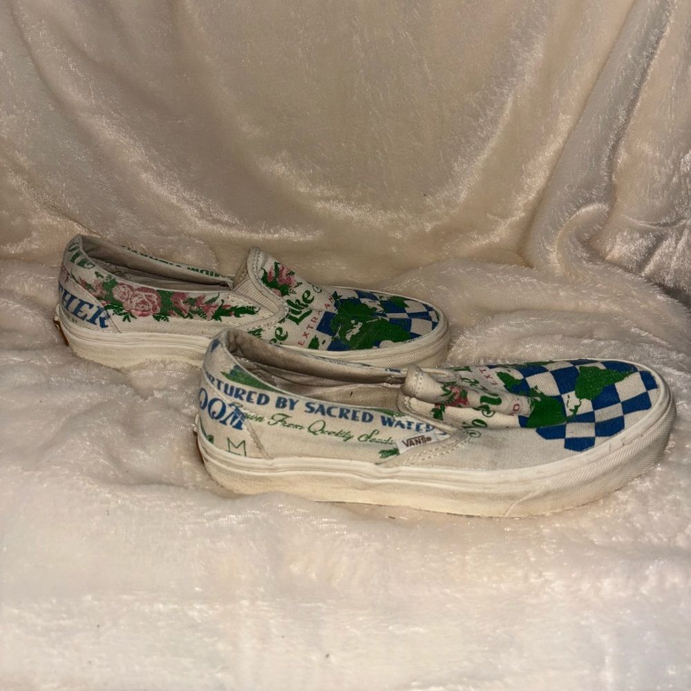 Vans Eco Theory Classic Slip on Shoe EUC Women’s Size 7 - Picture 4 of 8